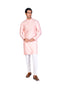 Pink EMB Kurta and Slim Pants