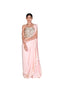 Dahlia EMB Bustier with issue applique Draped Saree