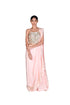 Dahlia EMB Bustier with issue applique Draped Saree