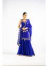 Royal Blue Georgette Sharara