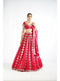 Crimson Red Chandelier Drop Lehenga Set