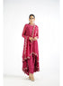 Mellow Wine Scallop Pant Kurta Set