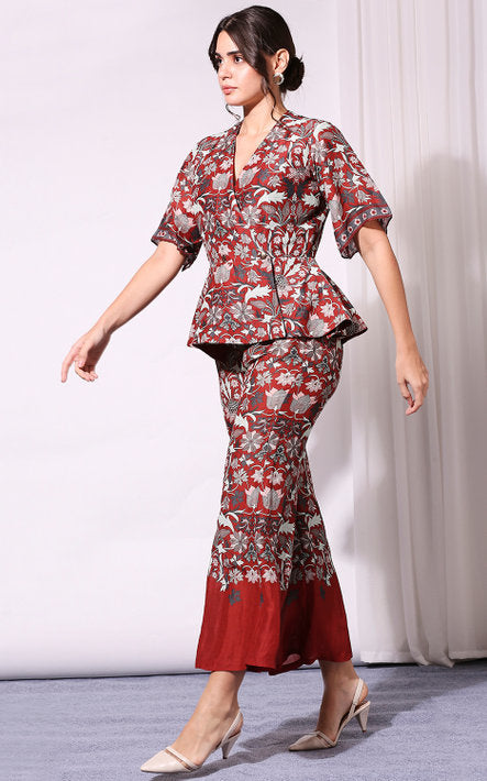 Night Floral Printed Co-Ord Set